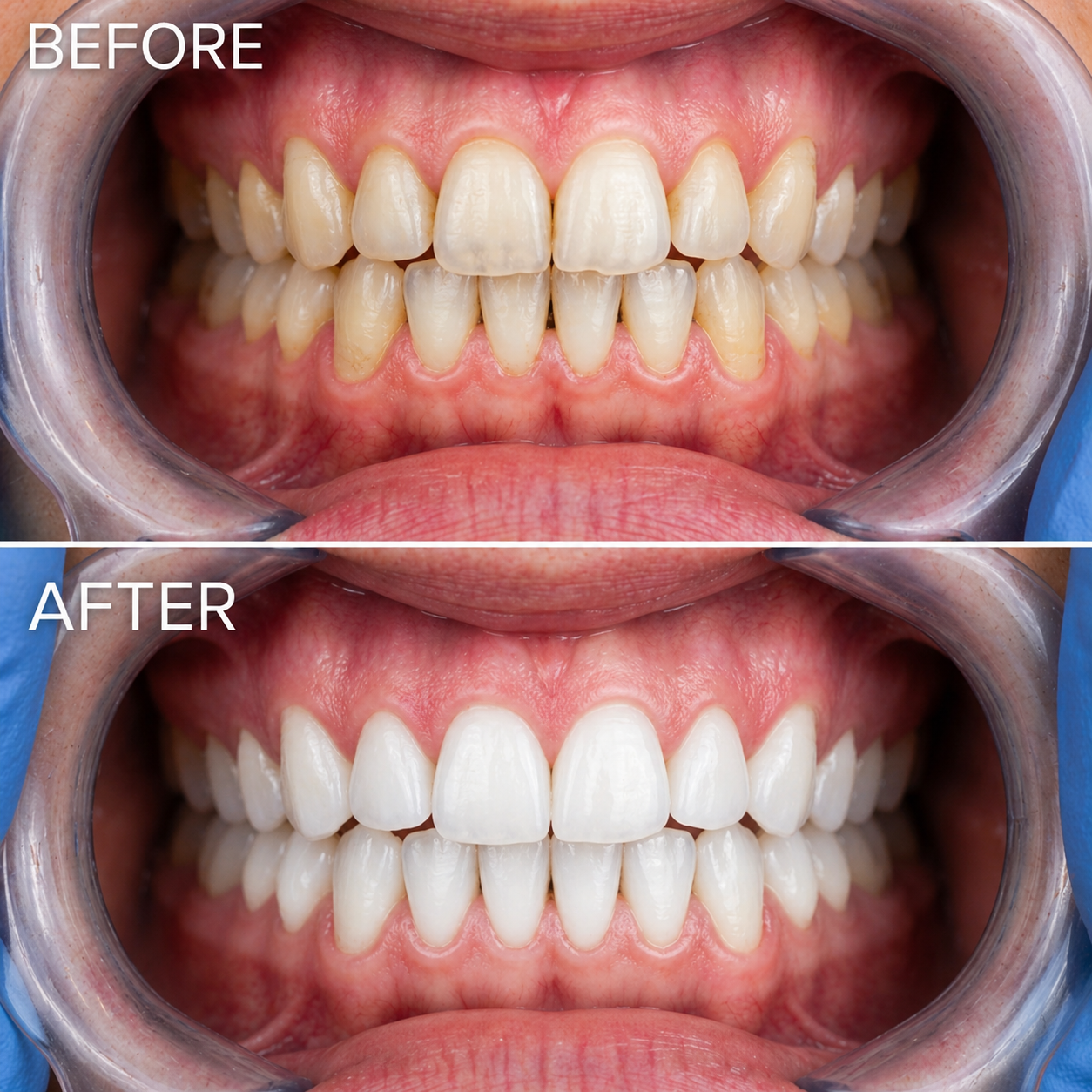 Before and After Whiter Teeth