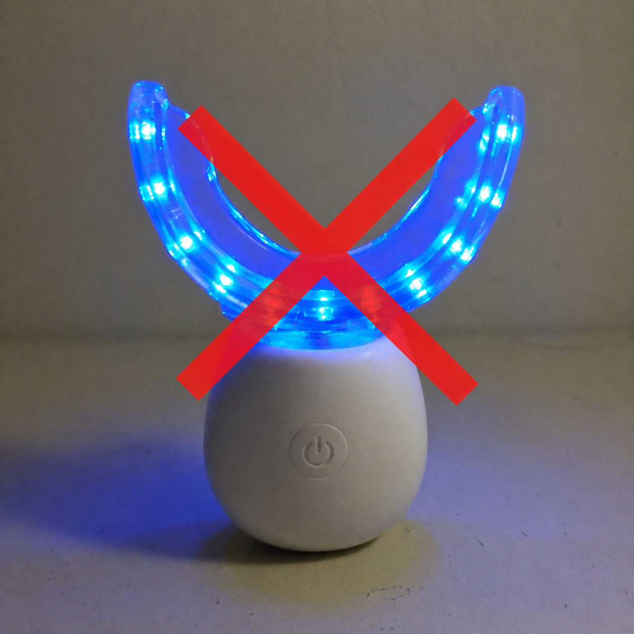 Blue light LED kits burns