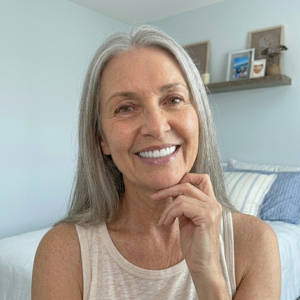 Step 3: Whiter smile